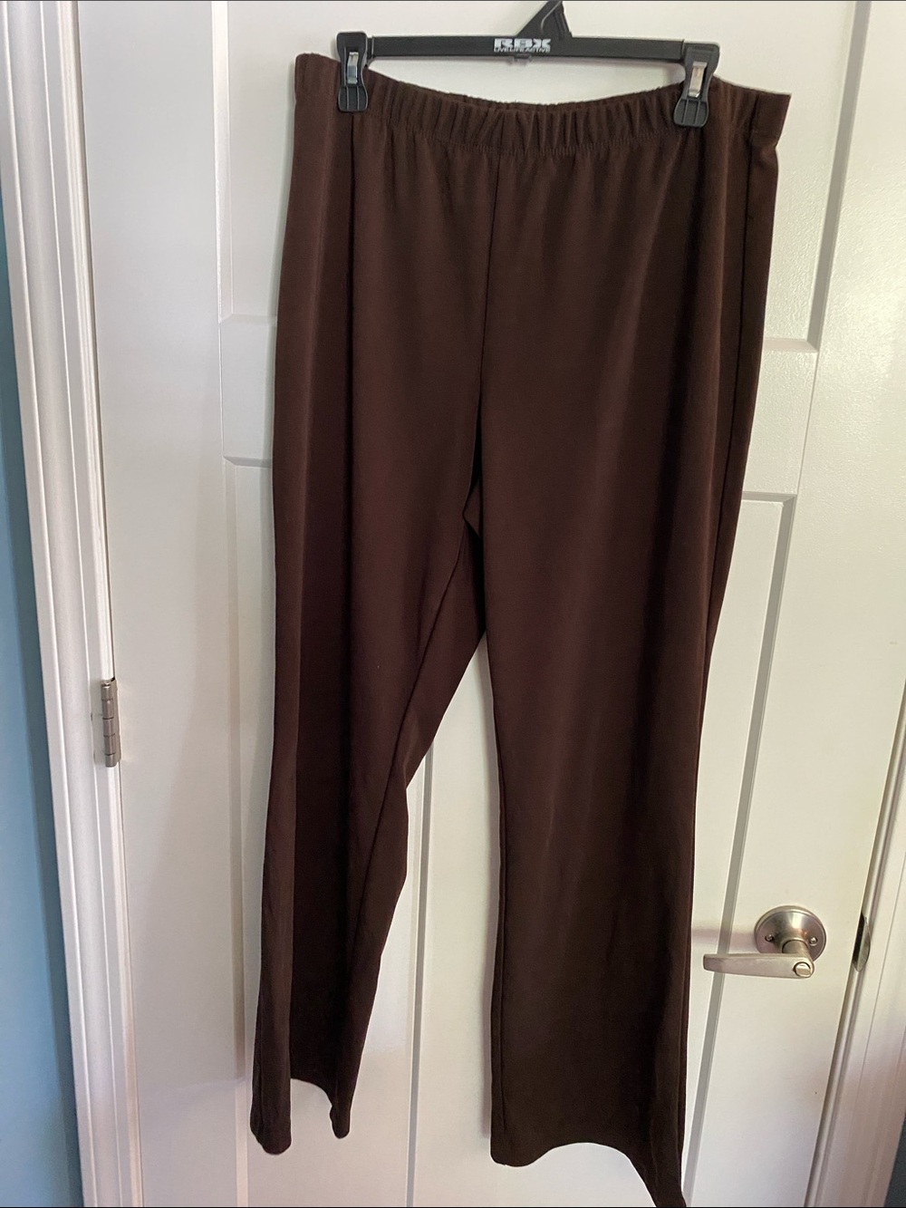 Susan Graver Brown Boot-Cut Pants